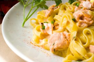 Lachs Pasta