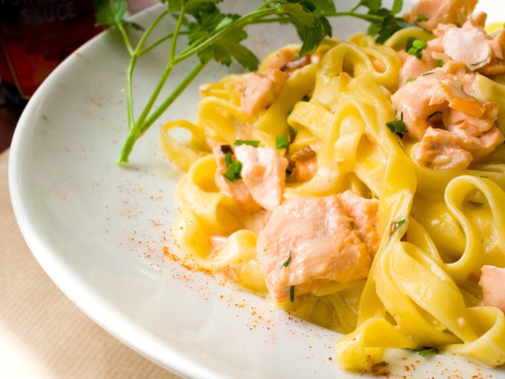 Lachs Pasta