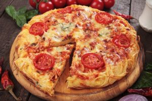 Spaghetti Pizza