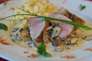 Gespicktes Schweinefilet