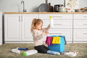 Putzmittel kindersicher