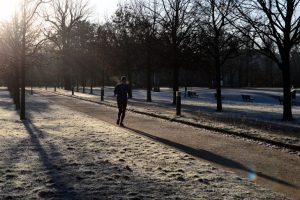 Joggen im Winter