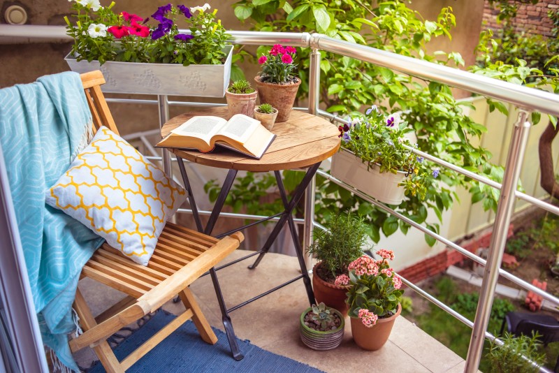 Balkon verschönern