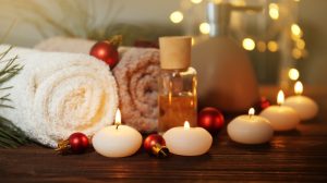 Winterliches Spa zu Hause