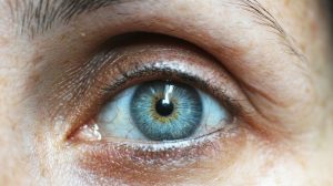 Gestresste Augen