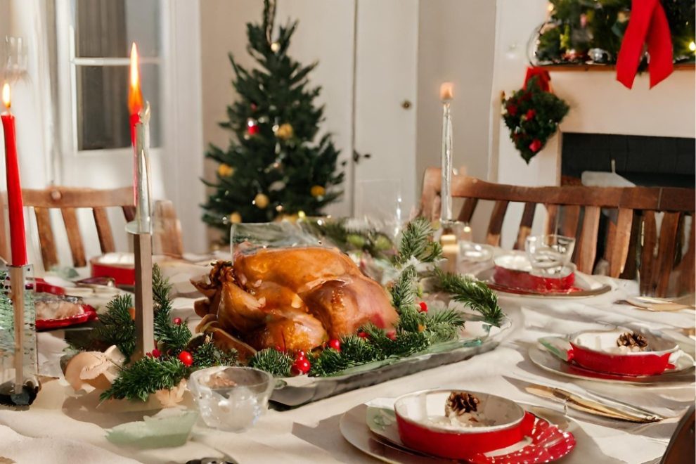 Weihnachtsessen planen.