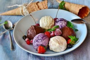Innovatives Eis essen