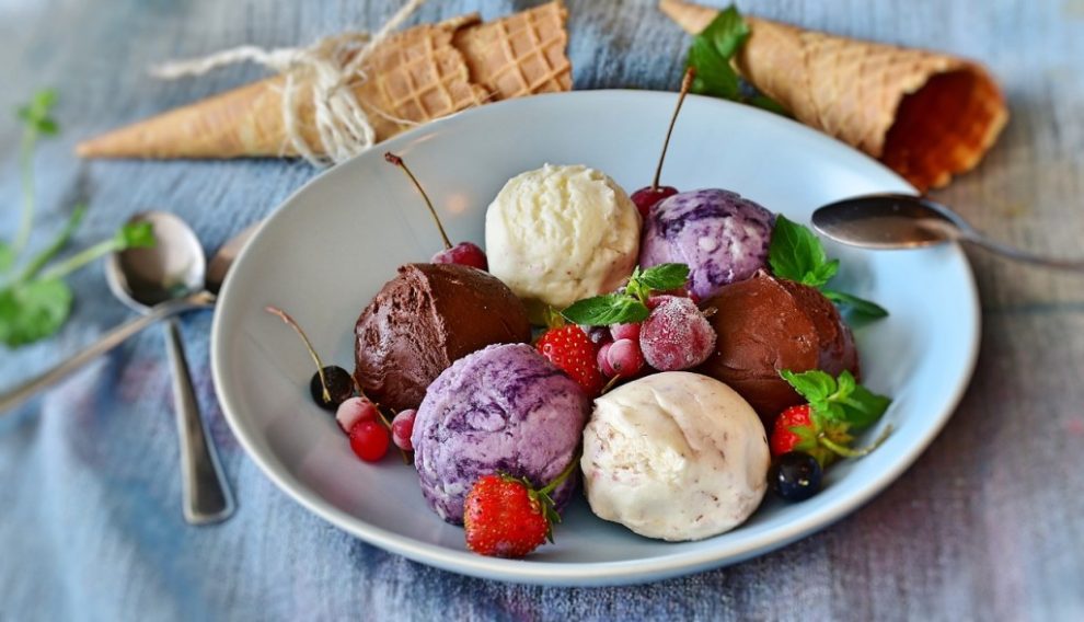 Innovatives Eis essen
