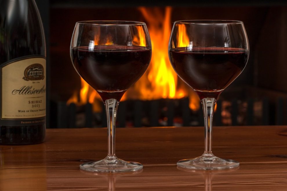 Alkoholischer Alkoholfreier Wein